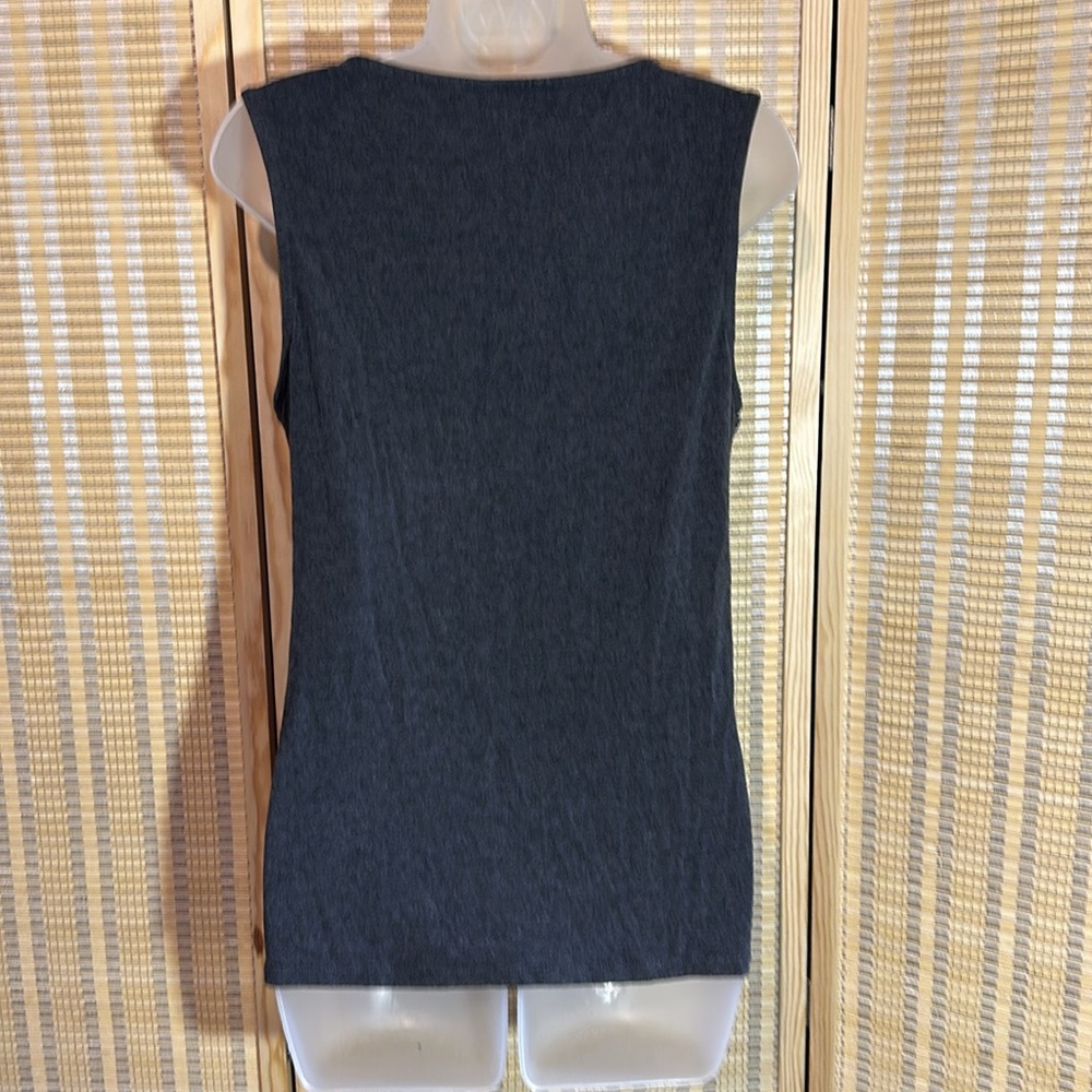 Grace Dark Heather Gray Heavy Weight Tank Top Large - Picture 8 of 13